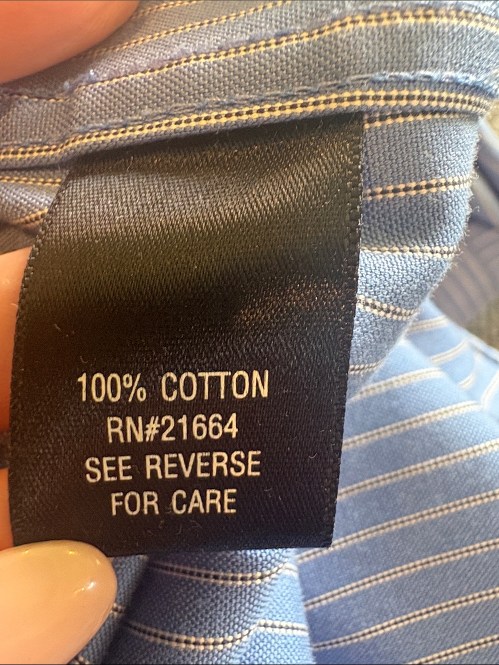 Perfect Oversized Button-Down
Croft & Barrow Blue Striped - Picture 7 of 7